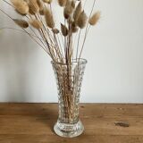 Glass tulip vase