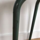 Vintage metal and wood industrial stool