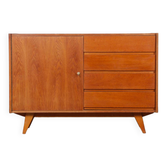 Vintage oak storage by Jiri Jiroutek, model U-458, 1960s