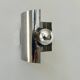 Vintage wall light, chrome metal, France, 1970.