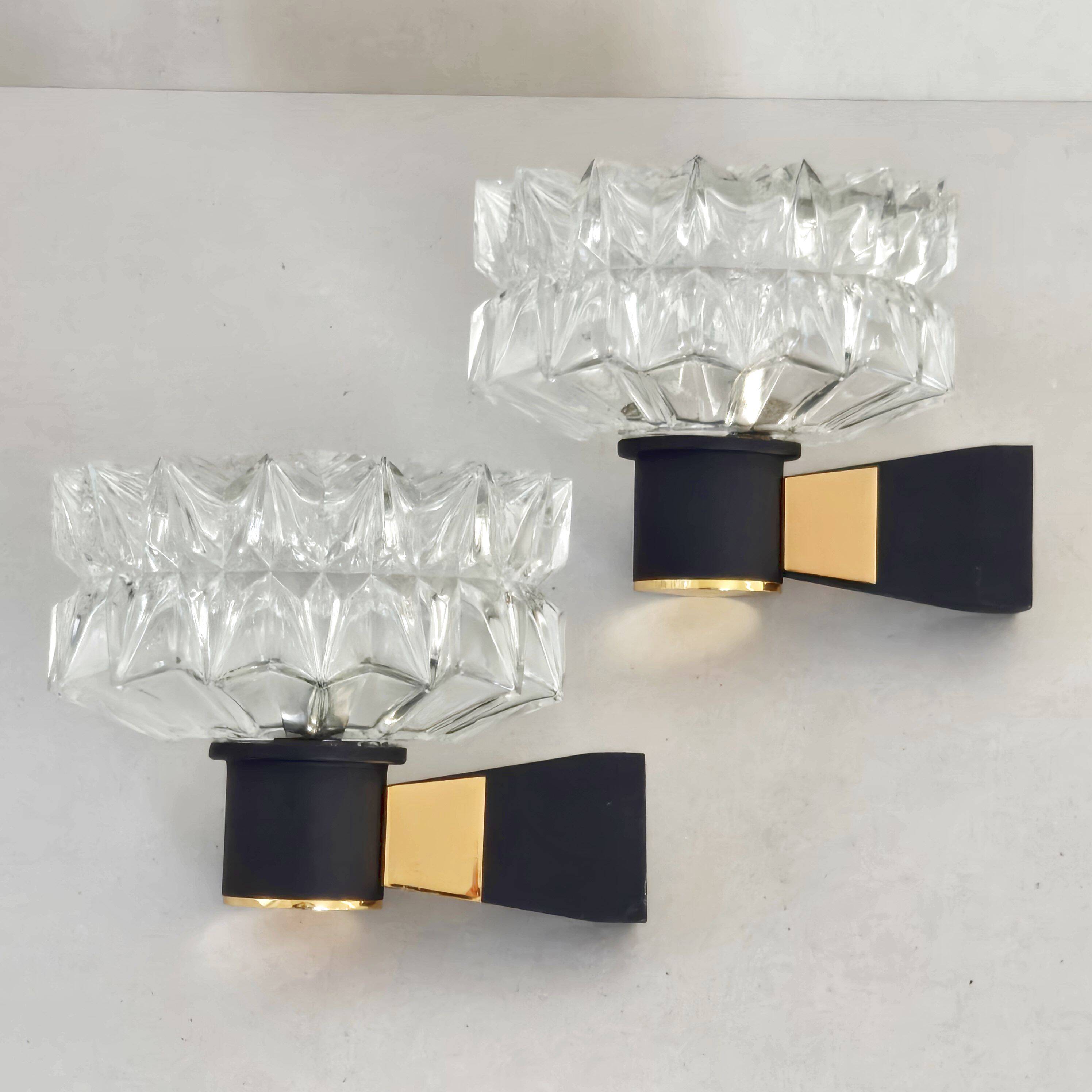 Pair of vintage Arlus wall lights from the 1950s