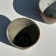 Set of 2 cups / mug Indonesian ceramic (matte brown)