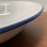 Enamelled sheet metal basin