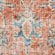 5x9 Pale Red & Blue Shabby Chic Vintage Turkish Rug, 151x259Cm SK5619