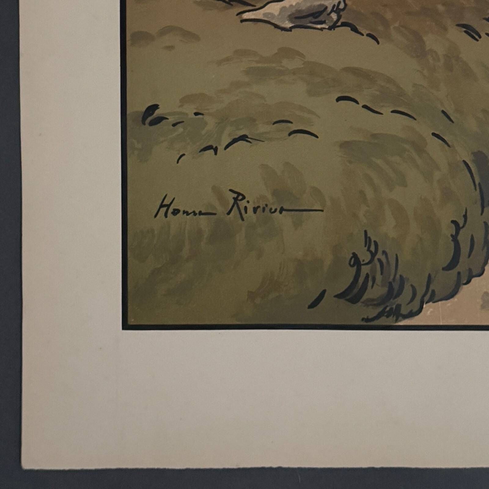 Lithograph by Henri Rivière The Aspects of Nature - The Cape