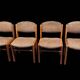 Série 6 chaises en orme Maison Regain