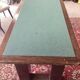 Table de jeu avec plateau en verre carte poker