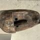 Large Timor mask in patinated wood H:50cm (1)