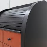 Vintage roller shutter cabinet Giorgetti 1980s