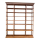 Large removable library – Neoclassical style – Stained mahogany wood
