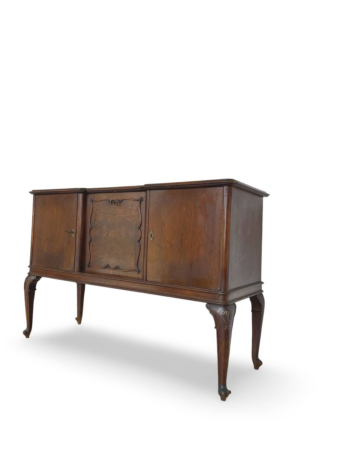 Élégant buffet italien fabriqué par Galleria G. Malafronte, Rome, années 1940