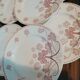 6 plates in earthenware iron by Lunéville