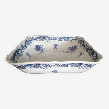 Hollow square shaped dish in Villeroy & Boch porcelain, “Valeria” model
