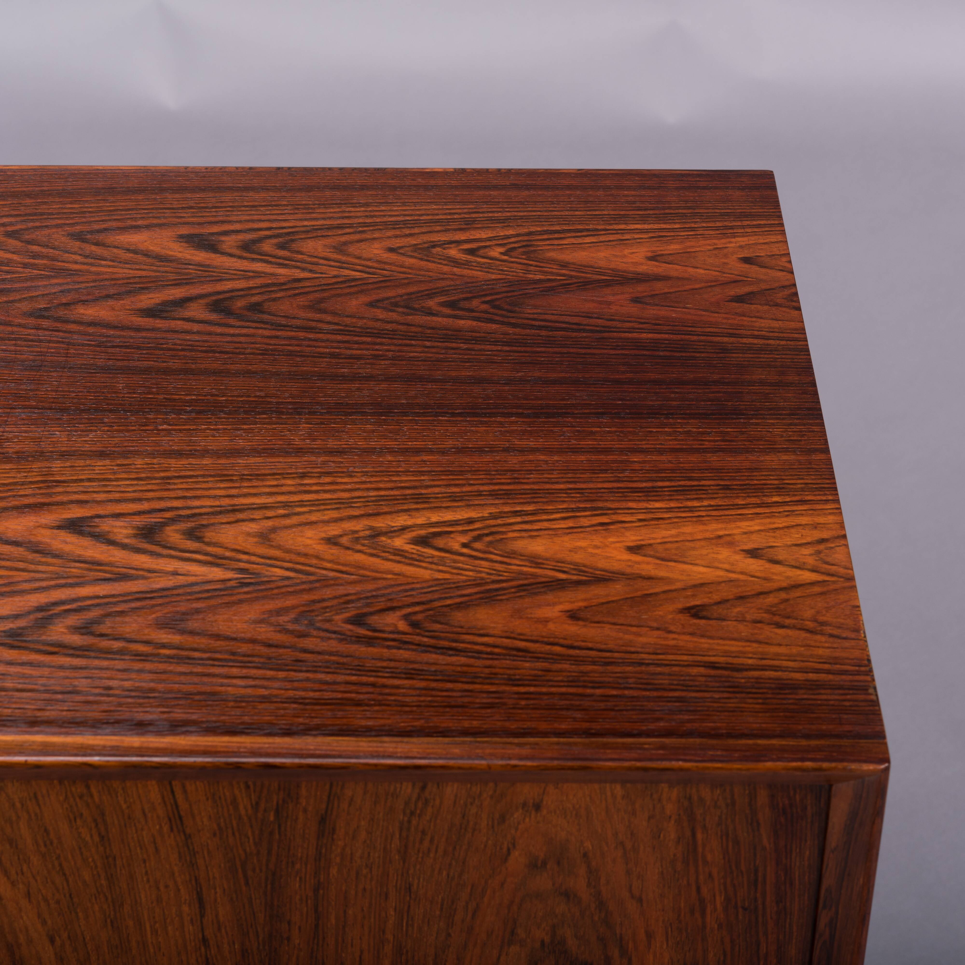 Small Danish rosewood sideboard by E. Brouer for Brouer Møbelfabrik, 1960s