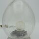 Lampe en verre craquelé