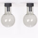 Raak globe outdoor ceiling or wall lamps 1970s