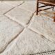 Berber carpet Beni Ourain natural wool unbleached 300 x 190