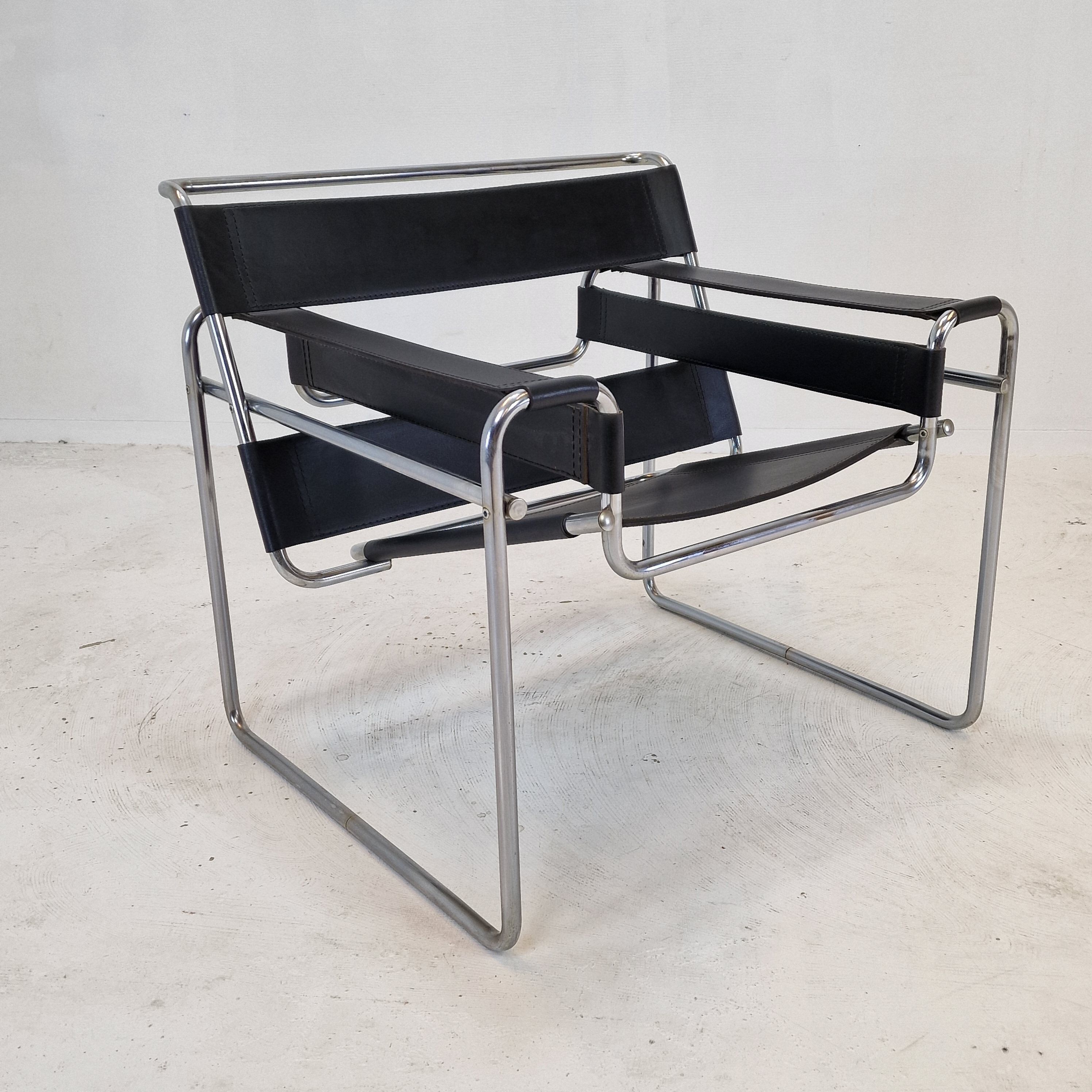 Chaise Wassily par Marcel Breuer, années 1980
