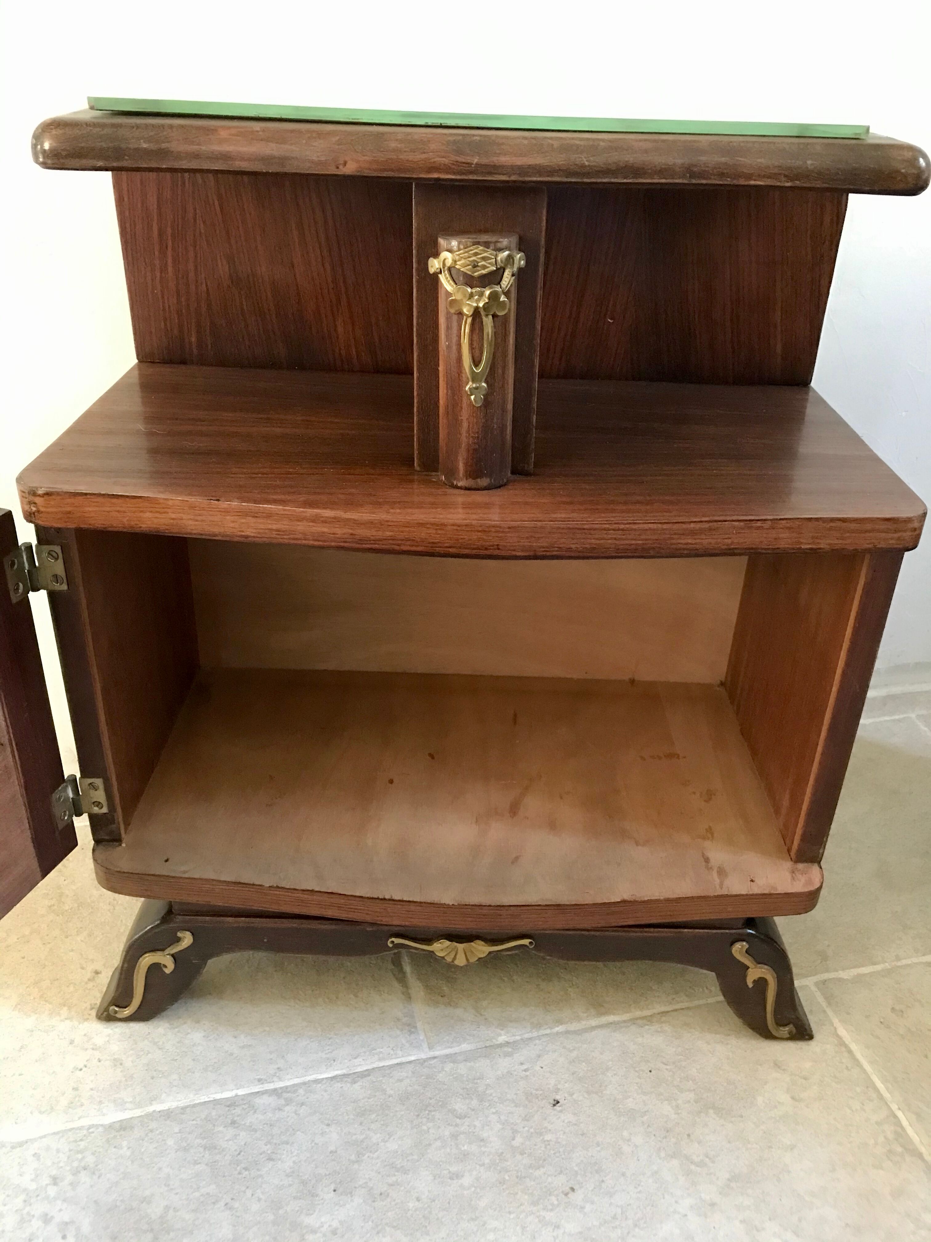 Art deco bedside pair