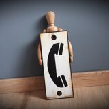 Enamelled phone plate