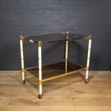 Serving trolley "faux Bamboo"