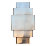 Art Deco chrome wall light (size M)