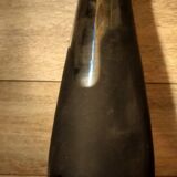 Long black contemporary vase