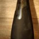 Long black contemporary vase