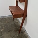 Vintage teak two legged table