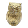 Ancient brass owl statue