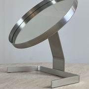Circular mirror by Pierre Vandel France 70s 47x44cm