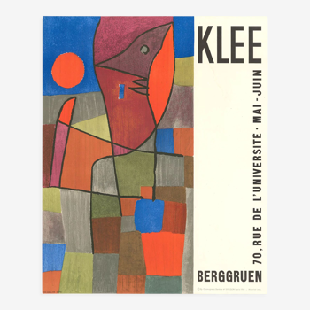Affiche d'exposition Paul Klee