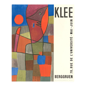 Affiche d'exposition Paul Klee