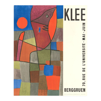 Affiche d'exposition Paul Klee