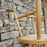 Set of 4 Danish chairs with vintage bars