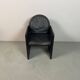 Mid-Century Bulo Belgium Armchair in Black Leather – Postmodern / Memphis