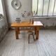 Farmhouse table, mountain furniture from the 50s