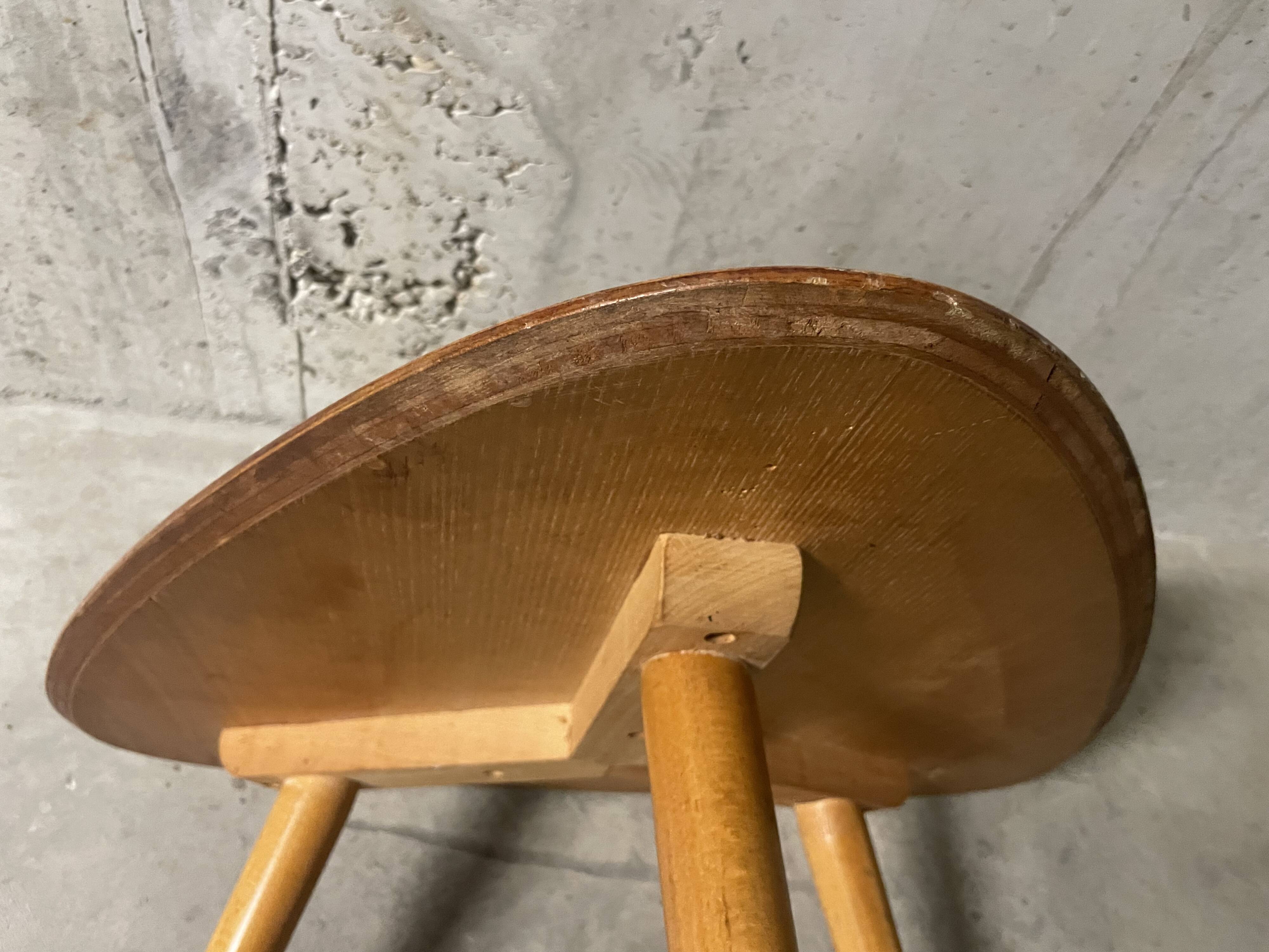 1960s tripod coffee table