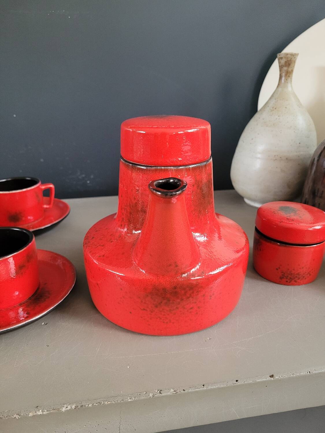 Complete vintage coffee set for 6 people