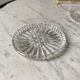 Set of 6 crystal coasters support brass scoubidou years 50-60