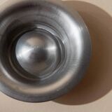 Lot of 9 vintage stainless steel egg cups from the 1970s, timeless minimalist design, dishwasher safe.