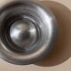 Lot of 9 vintage stainless steel egg cups from the 1970s, timeless minimalist design, dishwasher safe.