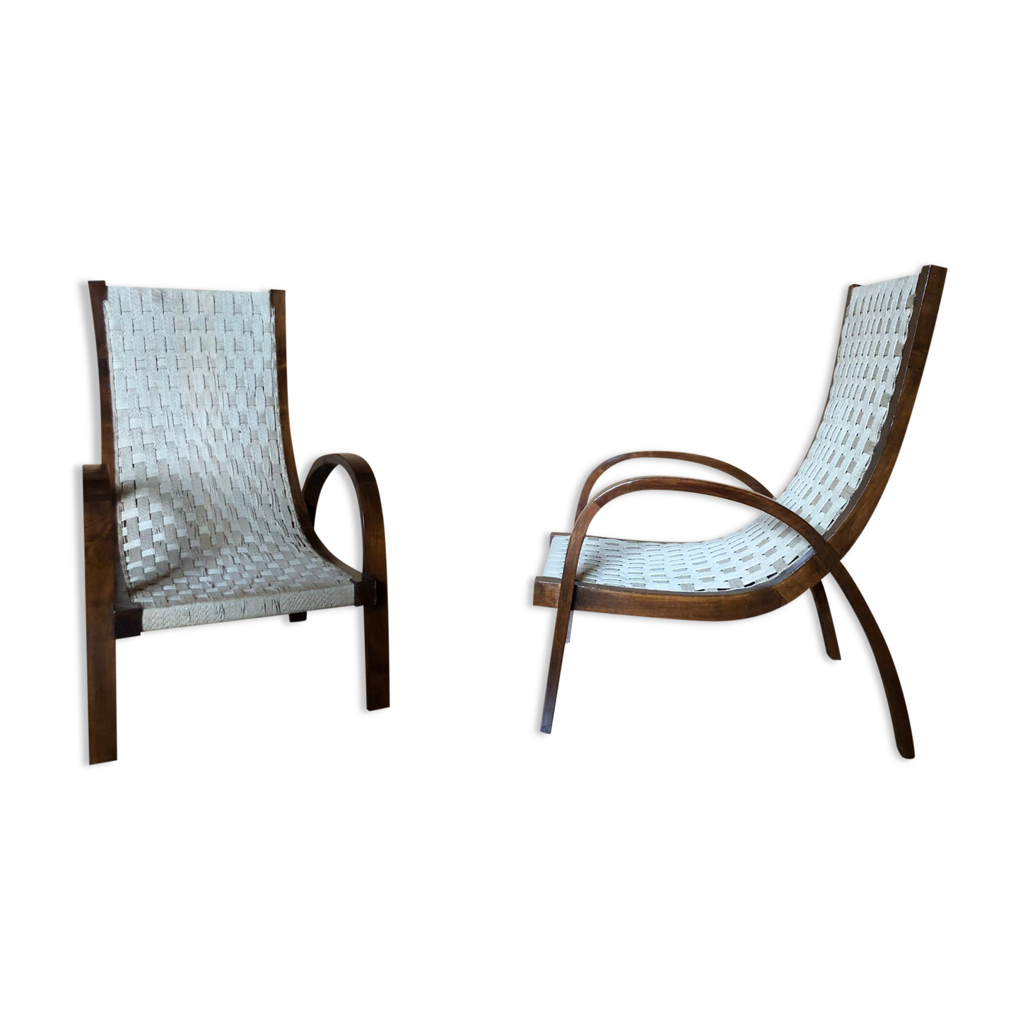 Paire de fauteuils, Italie, années 40