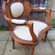 Convertible armchair, Rocaille, Louis XV style, early twentieth century.
