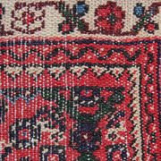 Handmade persian rug, red wool runner rug- 75x387cm