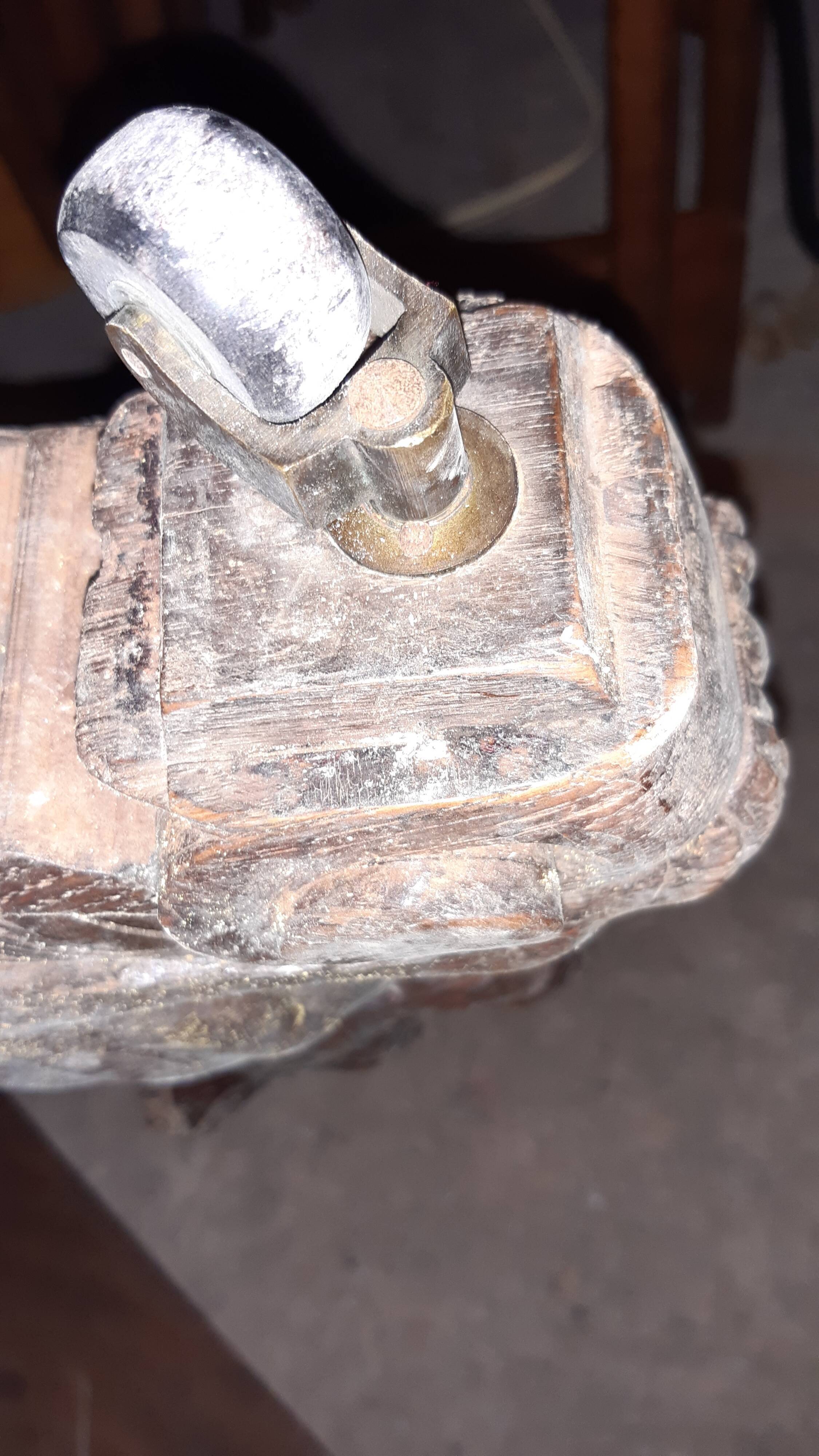 Round table "hunting scene" early twentieth century