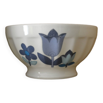 Blue flower bowl