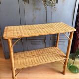 Rattan console
