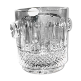 Vintage crystal moulded and cut ice bucket