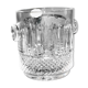 Vintage crystal moulded and cut ice bucket